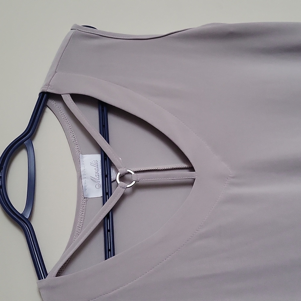 Gray/cream Polyester Blend Garment